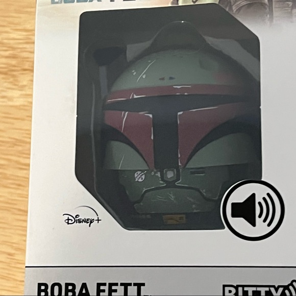 NIB Star Wars Boba Fett Bitty Boomers Disney+ Wireless Bluetooth Speaker - Picture 5 of 16